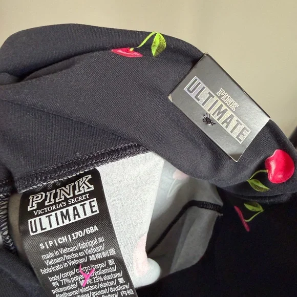 PINK Victoria's Secret Women’s Leggings with Cherry Design - Picture 5 of 5